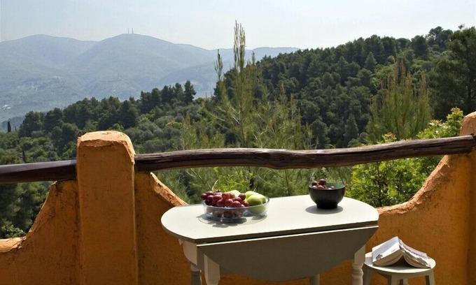 Skopelos Villa | Villa Pegasus Villa con piscina privada ideal para una escapada romántica