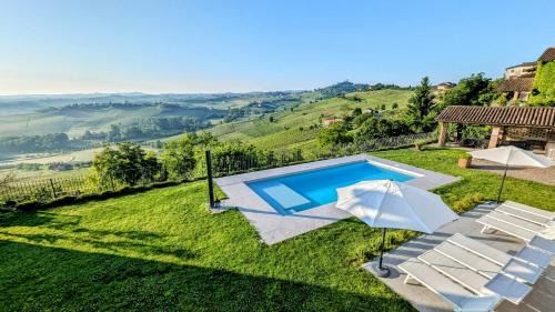 Costigliole d'Asti Casa | Villa Perla, hilltop location with pool