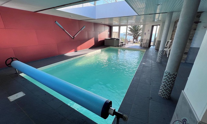 Kerherou Villa | Villa con vistas al mar, piscina climatizada todo el año, spa, sauna, playa,
