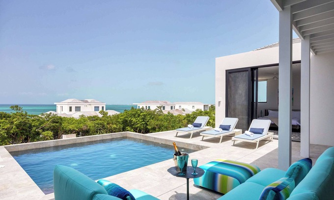 Blue Mountain Villa | Villa Pluto 2 to 4 Bedrooms with Private Pool Oceanfront