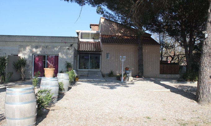 Saint-Cyprien Villa | Gran cabaña para 15 personas en St Cyprien gran jardín con árboles cerca de la playa