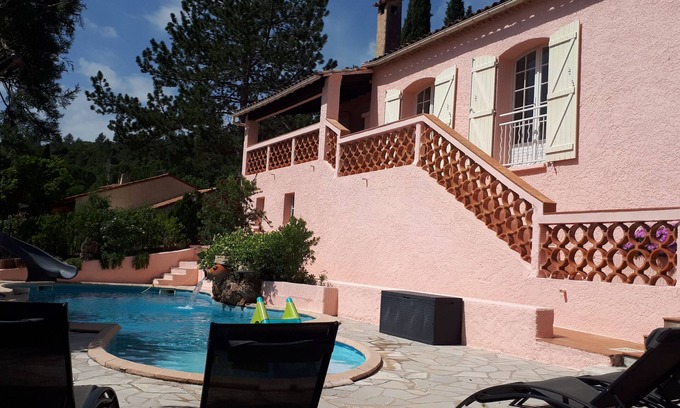 Taradeau Villa | Villa Provenzal piscina privada climatizada, 14 personas, sala de juegos