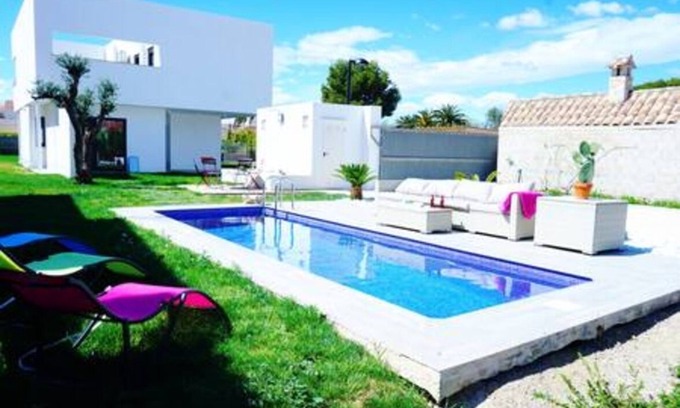 Vinaros Casa | Villa Puerto Blanco con piscina privada, A/A WiFi