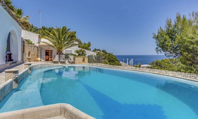 Provensals Villa | "Ran de Mar" con vistas al mar y a la montaña, piscina, aire acondicionado, jardín, terraza y Wi-Fi