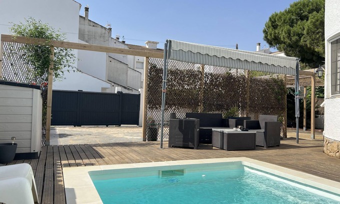 Sant Pere Pescador Casa | Villa Raské- Piscina privada, jardín, barbacoa, bar, caseta infantil, intimidad, A/A. Wi-Fi.