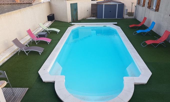 Villeveyrac Villa | chalet en un pueblo tranquilo cerca del mar