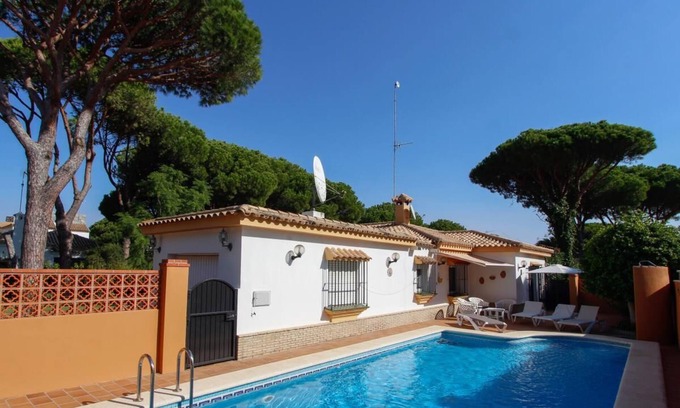 Cabo Roche Casa | Villa Roche - Villa con mucho confort, piscina privada y jardín bonito