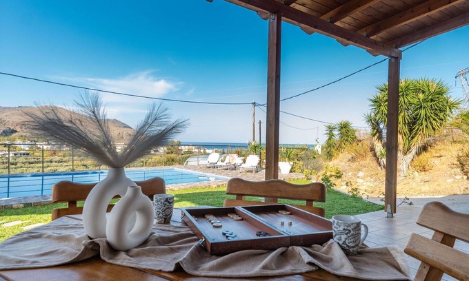 Mathes Villa | Villa en Georgioupolis con 3 habitaciones, capacidad 6
