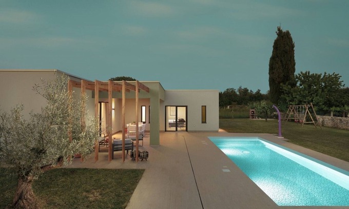 Prkacini Villa | Villa Rudinka - villa con piscina privada en el centro de Istria