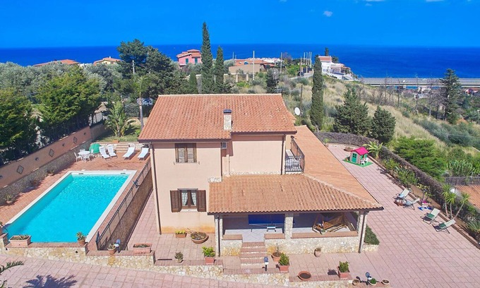 Altavilla Milicia Villa | Villa Sansone Piscina privada Precio especial WIFI Estacionamiento privado Palermo-Cefalù
