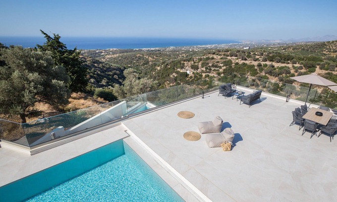 Rethymno Villa | Villa Santa Eirini 1 - With Heated Pool