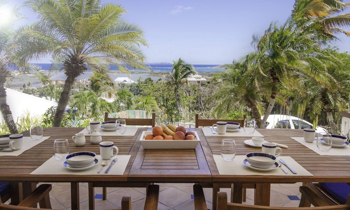 Maho Villa | VILLA SAPHIR - 3 habitaciones - vista increíble en Saint Barth!