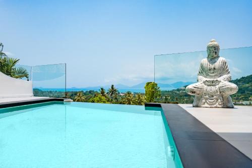 Bophut Hills Villa | Villa SAYAM, vue mer panoramique & piscine infinity privée à Bophut