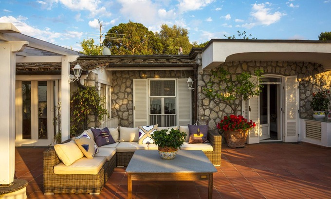 Schiazzano Villa | Villa con vistas al mar terraza Sorrento Costa de Amalfi
