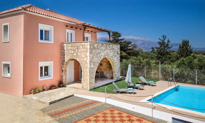 Kalamitsion Alexandrou Villa | Villa Silvia con increíble vista a la montaña y piscina privada
