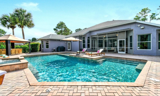 Hunt Club Casa | Villa Sobrinas - Luxury 4BR Villa: Pool, Spa, Fire Pit, Pond View, RV Parking, Sleeps 10