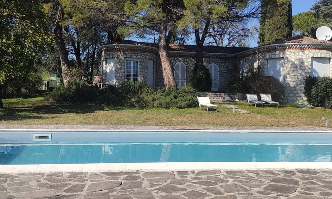 San Felice del Benaco Villa | VILLA SOFIA Lake view. Large salt water pool.