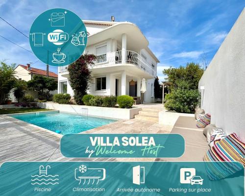 Beziers Casa | Villa Solea, piscine et Méditerranée Titre fr