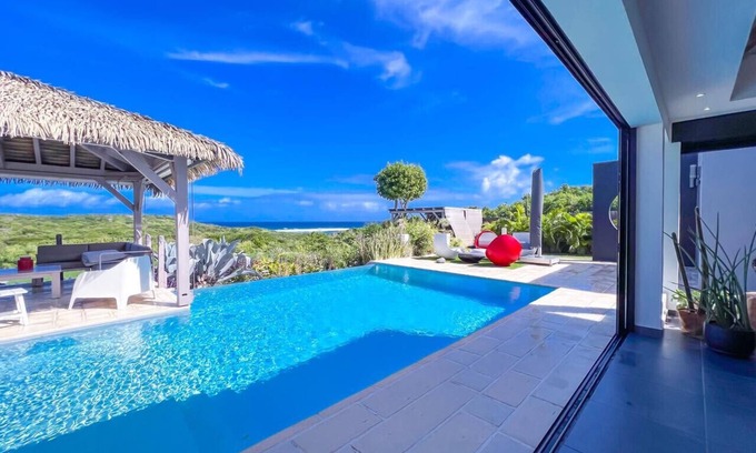 Saint-Francois Villa | Villa Solumi, vista al mar impresionante