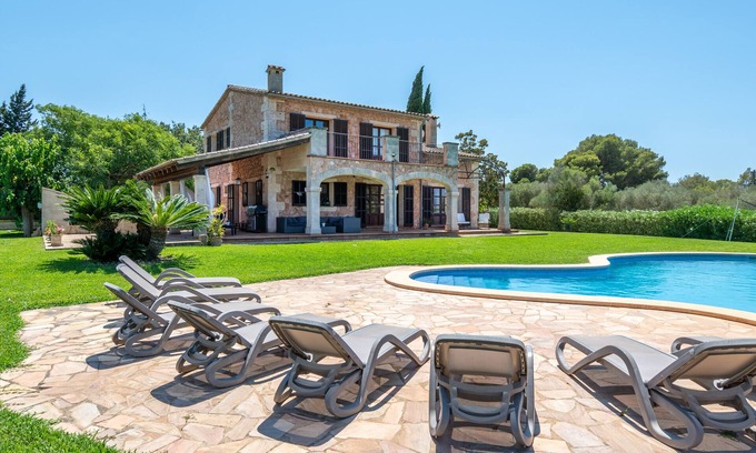 Muro Villa | Villa 'Son Sant Marti Gran' con vistas a la montaña, Wi-Fi y aire acondicionado