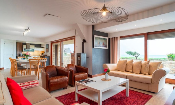 Saint-Jacques Casa | Villa St Jacques - Vue mer avec grand jardin