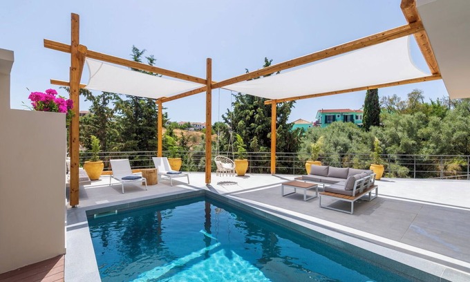 Katomerion Villa | Villa "Suite Erifilli" con vistas al mar, piscina privada y Wi-Fi
