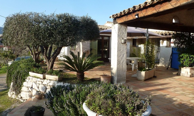 La Gaude Casa | villa piscina 3 habitaciones cerca del mar con vista despejada tranquila