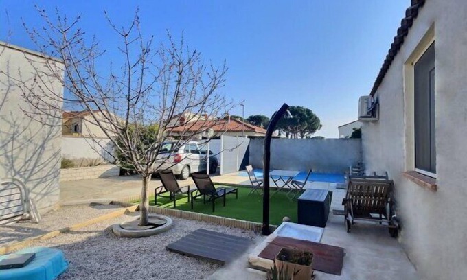Sauvian Casa | Villa swimming pool and private parking