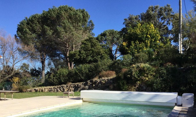 Tanneron Casa | villa swimming pool near cannes, breathtaking view, 1/2 hour from the sea
