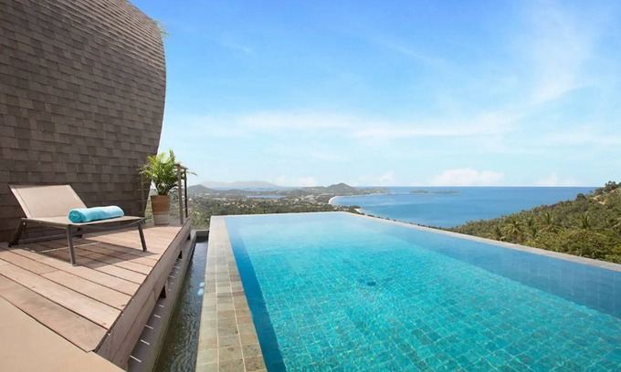 Chaweng City Center Villa | Villa Tao @ Comoon 3 Br impresionantes vistas al mar