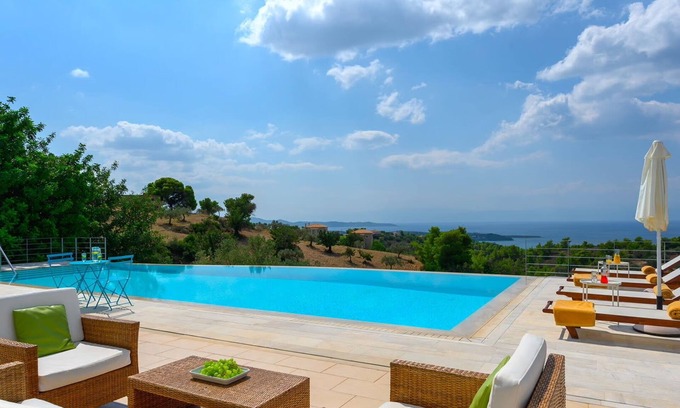 Kilada Villa | Villa 'Titos' con vistas al mar, Wi-Fi y aire acondicionado