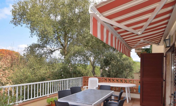 Santa Cristina de Aro Cabaña | VILLA VALL, ADOSADA CON AIRE ACONDICIONADO Y TERRAZA