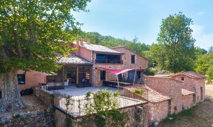Ampus Casa | Villa Valségure ; Private heated pool ; 20 pers / 600 m² / 62 ha