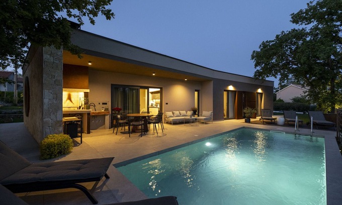 Presika Villa | Villa Veros for 5 people near Labin - Rabac with private pool & kids playground
