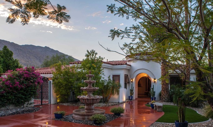 Palm Springs Villa | Villa Vista en el campo de golf Indian Canyon