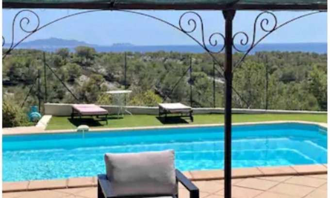 Sausset-les-Pins Casa | Villa vue mer à 180, Sans vis à vis , Piscine 11x4,50m, Animaux Acceptés,