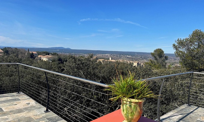 Saint-Siffret Villa | Villa Vue Panoramique Saint- Siffret
