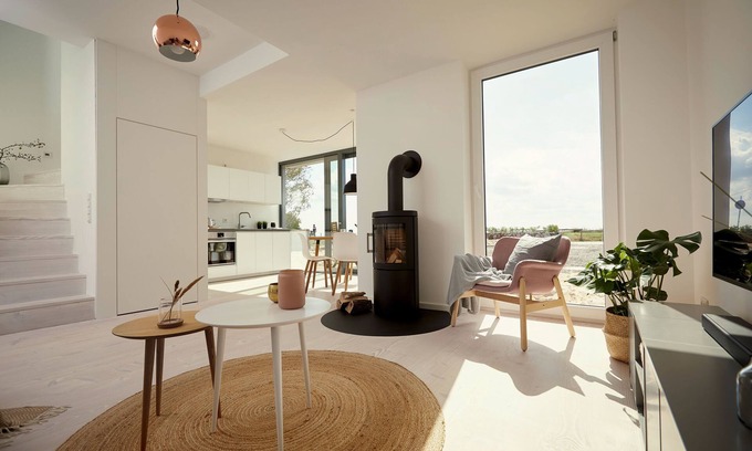 Fehmarnsund Casa | "Villa White II: enjoy modern comfort and relaxation by the Baltic Sea!"