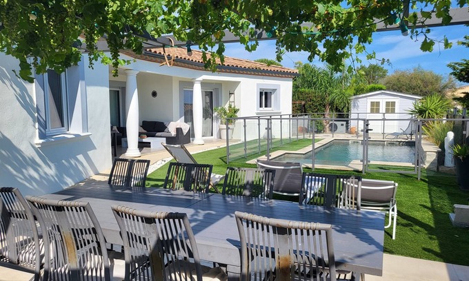 Cers Casa | Villa with heated pool, 10min from beaches