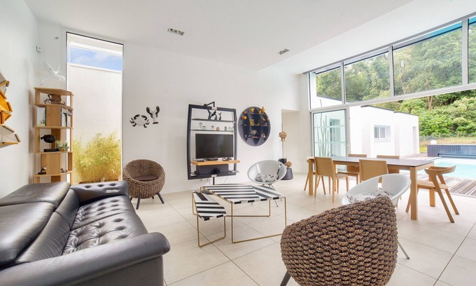 Longeville-sur-Mer Villa | Villa con piscina - 500m playa de Rampillon