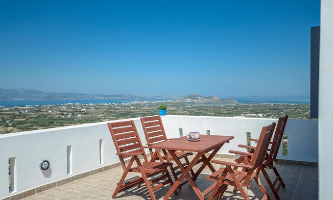 Glinado Villa | Villa con vista panorámica de la isla.