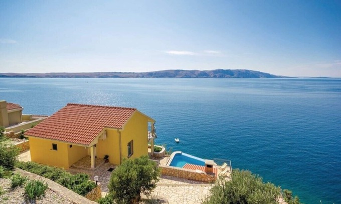 Jablanac Villa | Villa con piscina y playa privada.