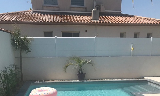 Perols Casa | Villa con piscina entre Montpellier y el mar