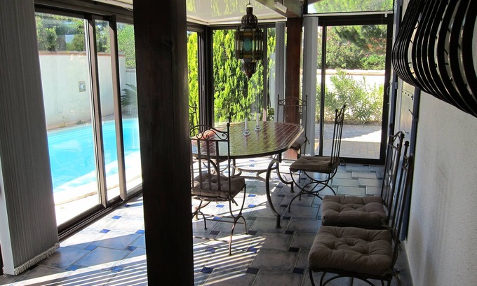 Saint-Cyprien Plage Villa | Villa con piscina privada, 400 ma la playa, 1 km al golf