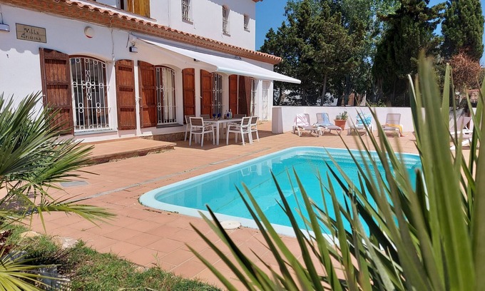 L'Escala Casa | Villa con piscina privada a 50 metros de la playa wifi acceso ilimitado