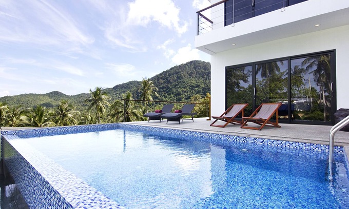 Ko Pha-ngan Villa | Villa con vistas al mar y piscina