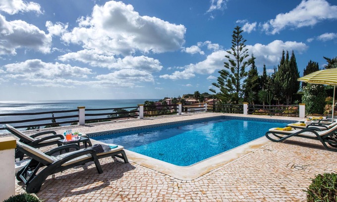 Praia da Luz Villa | Villa con espléndidas vistas al mar y piscina, Luz, Lagos