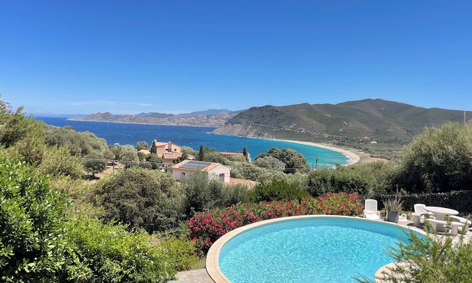 Occhiatana Villa | VILLA CON AIRE ACONDICIONADO CON PISCINA PRIVADA, PINEDE 7000 M2, cerca de ILE ROUSSE