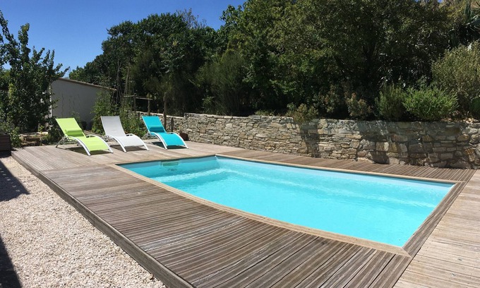 Armissan Villa | Villa, piscina entre Mar y Garrigue a 10 minutos de las playas.
