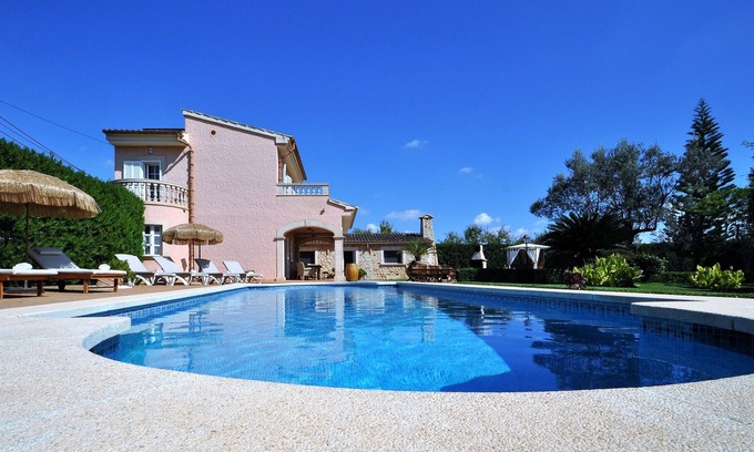 Consell Villa | VILLA CON PISTA DE TENIS Y POOL BAR